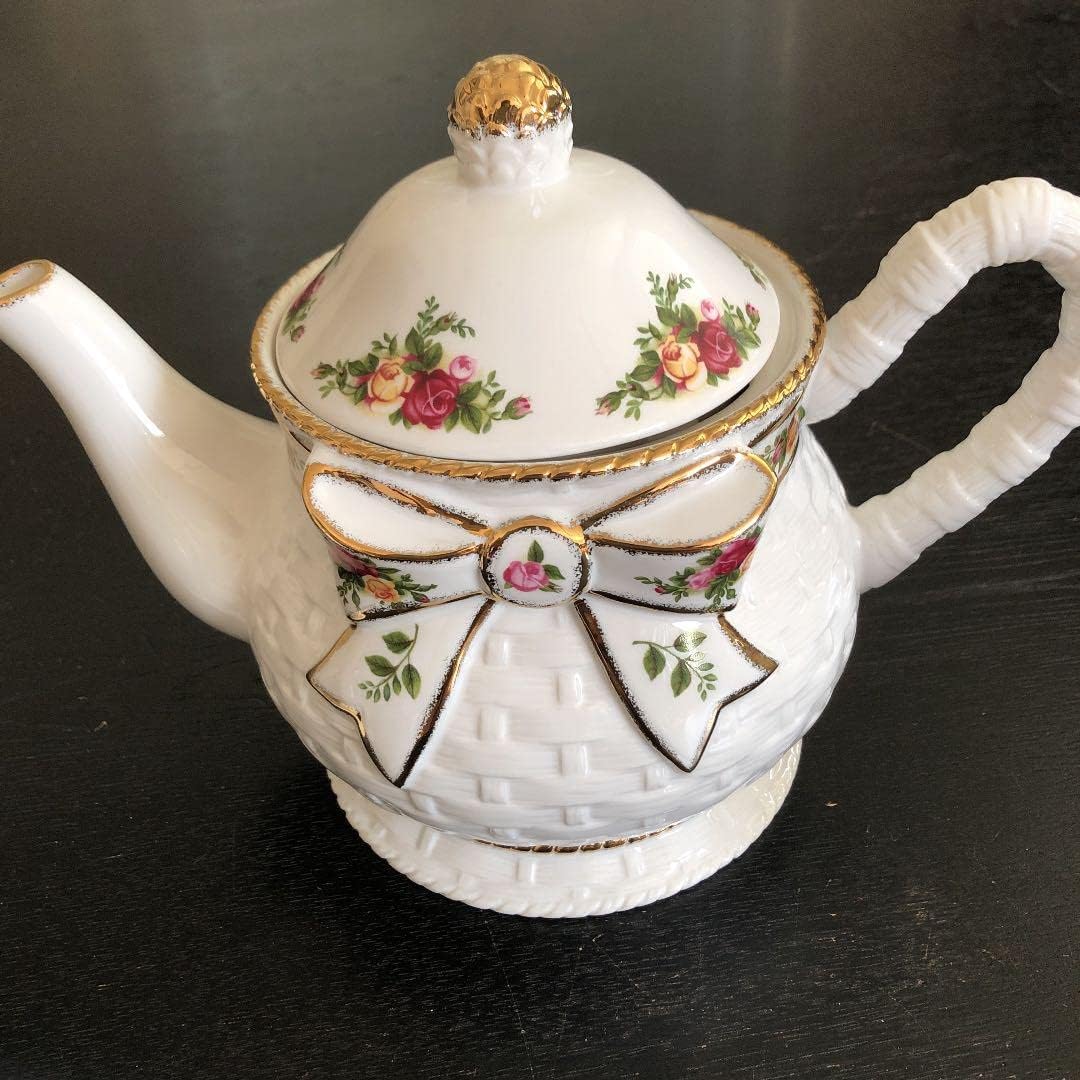 マイセン1級品インドの華リッチグリーンシュガーポット蓋付